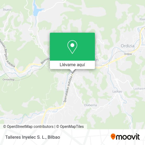 Mapa Talleres Inyelec S. L.