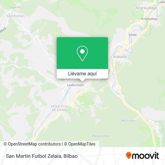 Mapa San Martin Futbol Zelaia