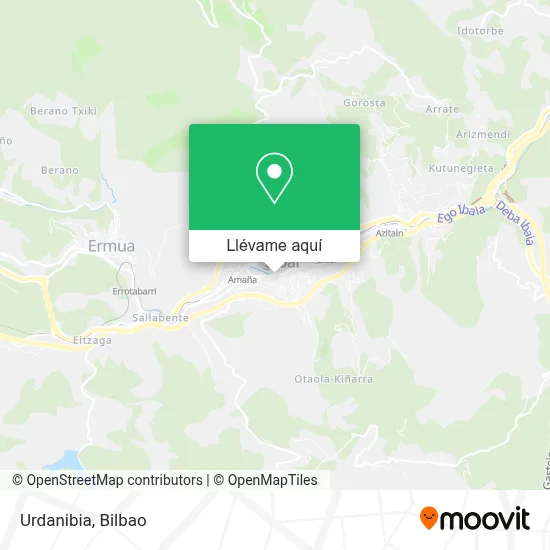 Mapa Urdanibia