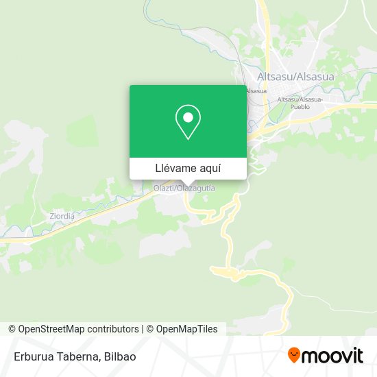 Mapa Erburua Taberna
