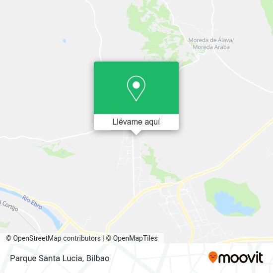 Mapa Parque Santa Lucia