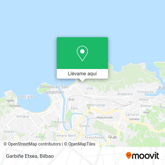 Mapa Garbiñe Etxea