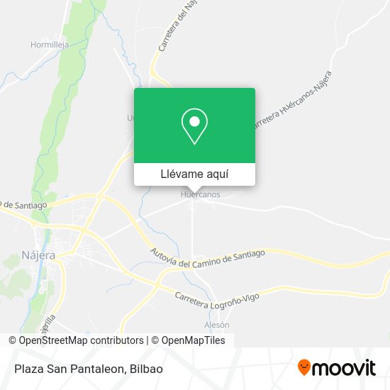 Mapa Plaza San Pantaleon