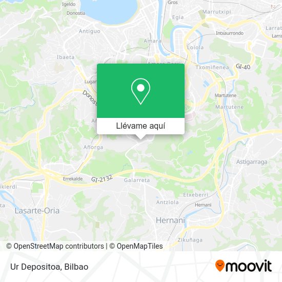 Mapa Ur Depositoa