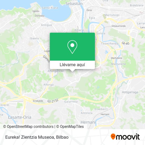 Mapa Eureka! Zientzia Museoa