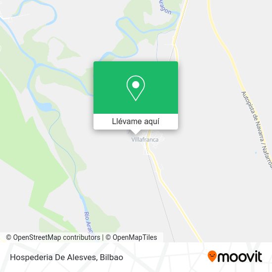 Mapa Hospederia De Alesves