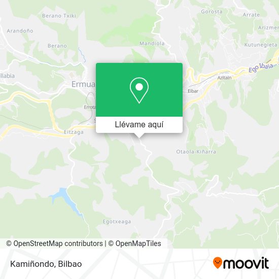 Mapa Kamiñondo