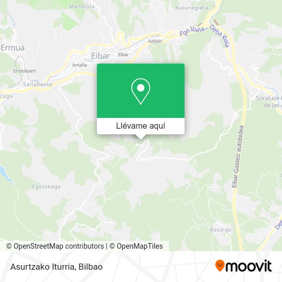 Mapa Asurtzako Iturria