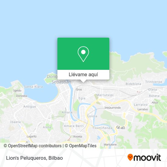 Mapa Lion's Peluqueros