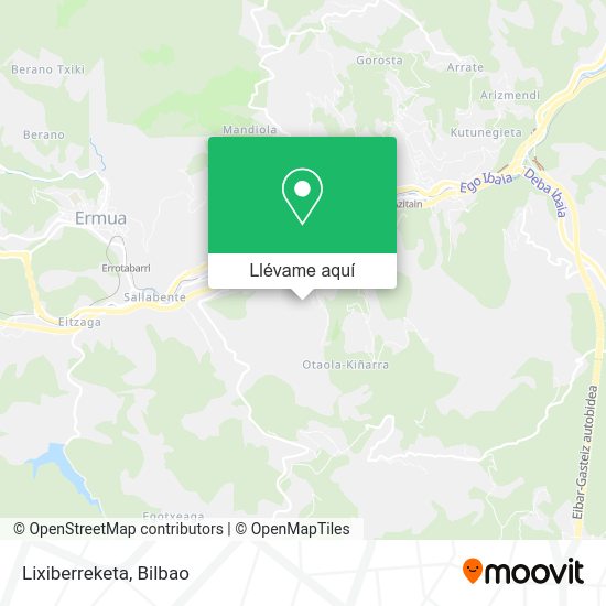 Mapa Lixiberreketa