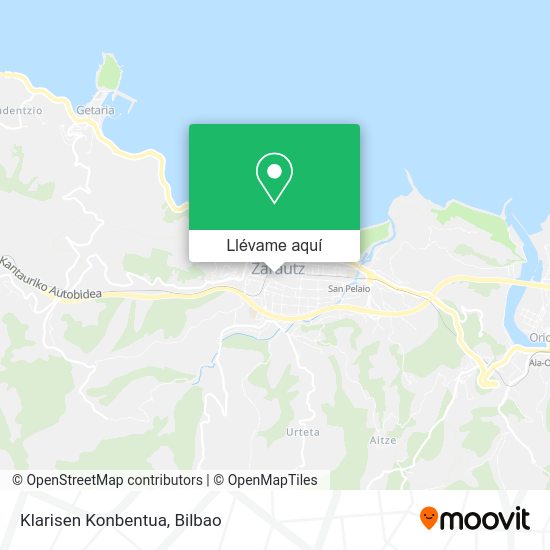 Mapa Klarisen Konbentua