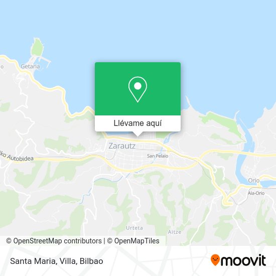 Mapa Santa Maria, Villa