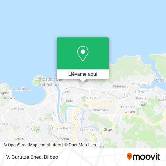 Mapa V. Gurutze Enea