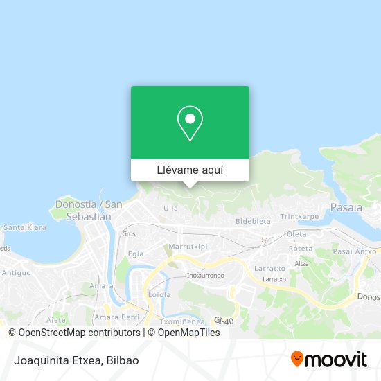 Mapa Joaquinita Etxea