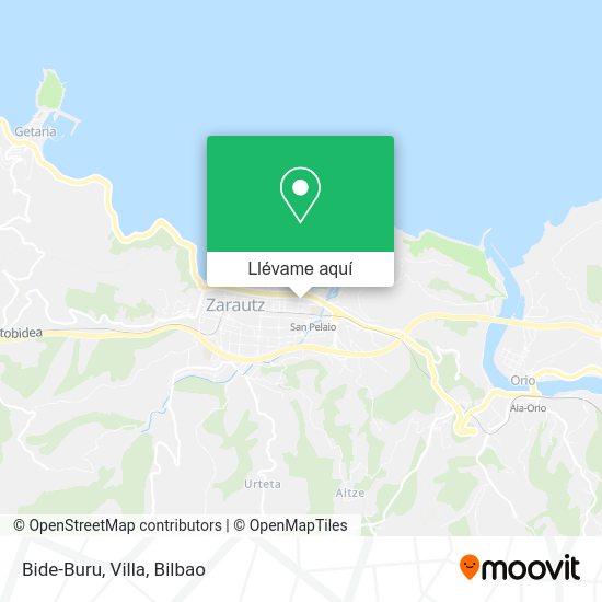 Mapa Bide-Buru, Villa