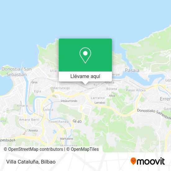 Mapa Villa Cataluña