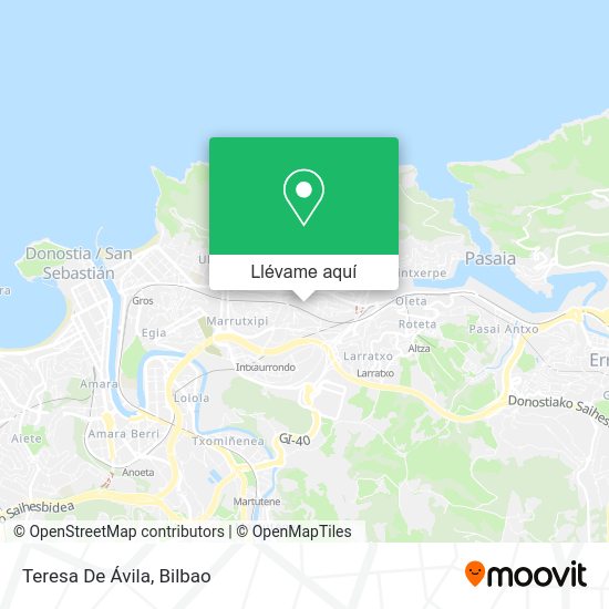 Mapa Teresa De Ávila