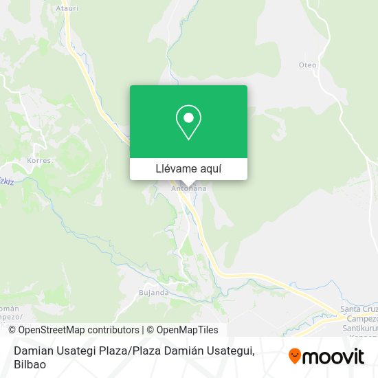 Mapa Damian Usategi Plaza / Plaza Damián Usategui
