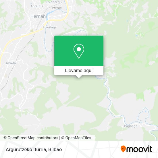 Mapa Argurutzeko Iturria