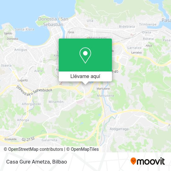 Mapa Casa Gure Ametza
