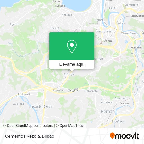 Mapa Cementos Rezola