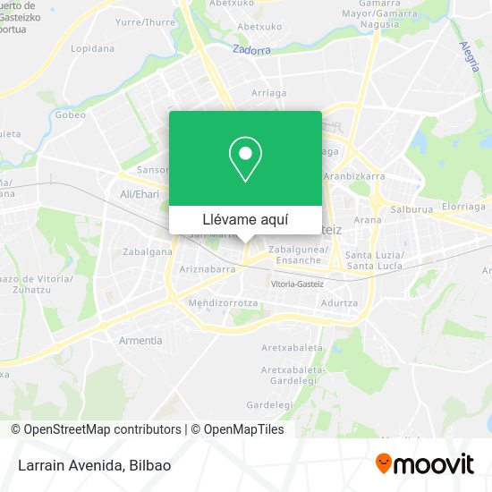Mapa Larrain Avenida