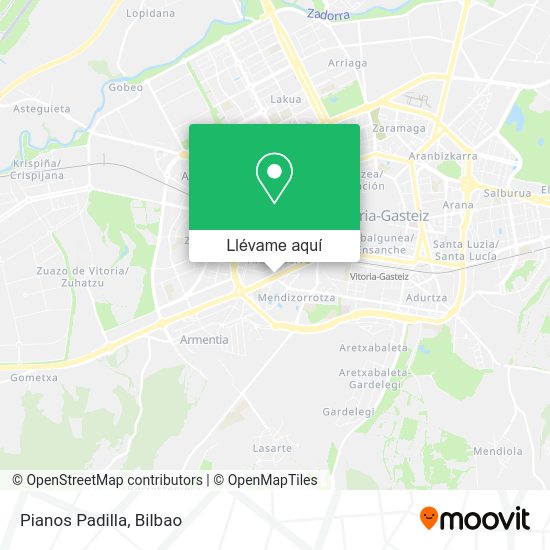 Mapa Pianos Padilla