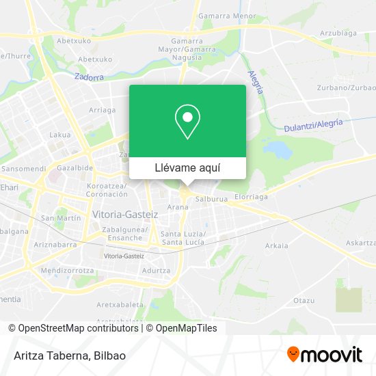 Mapa Aritza Taberna