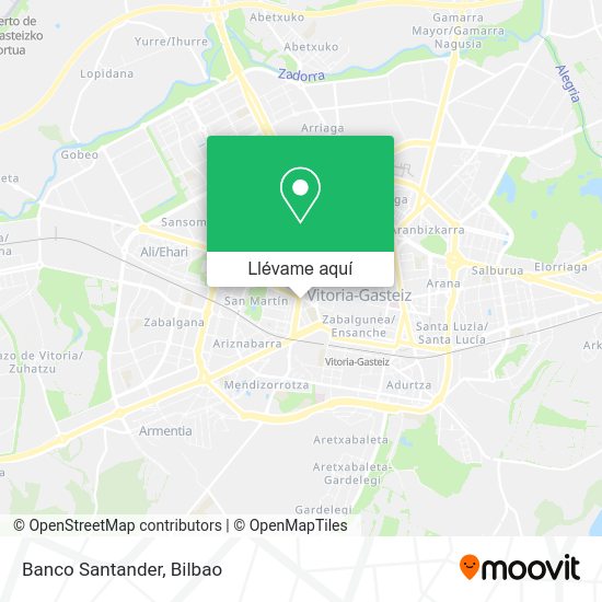 Mapa Banco Santander