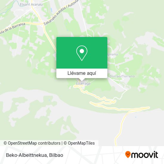 Mapa Beko-Albeittnekua