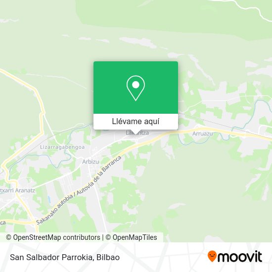 Mapa San Salbador Parrokia