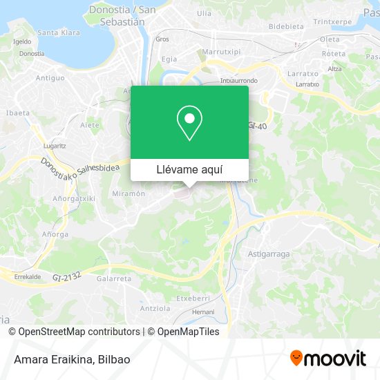 Mapa Amara Eraikina
