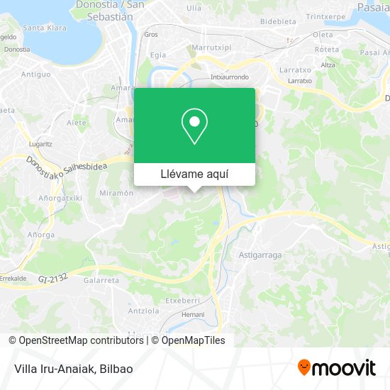 Mapa Villa Iru-Anaiak