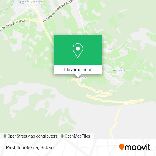 Mapa Pastillenelekua