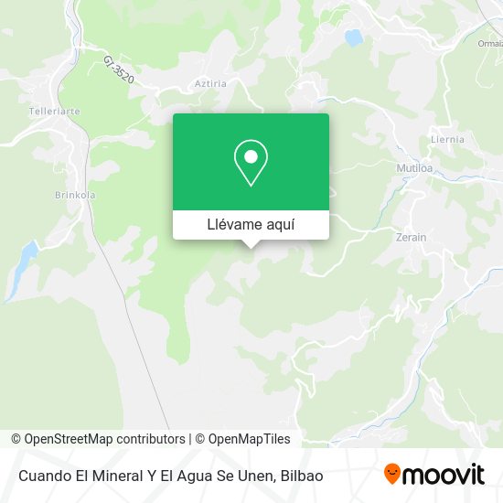Mapa Cuando El Mineral Y El Agua Se Unen