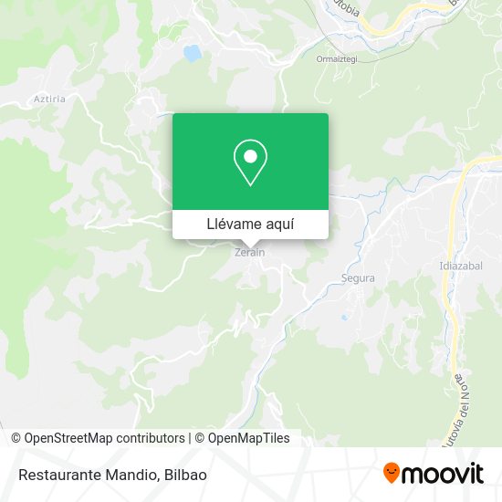 Mapa Restaurante Mandio