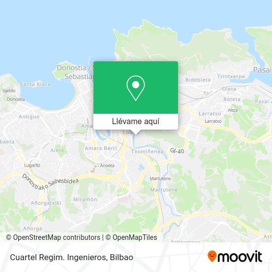 Mapa Cuartel Regim. Ingenieros