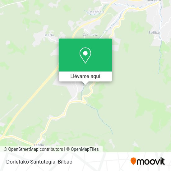 Mapa Dorletako Santutegia