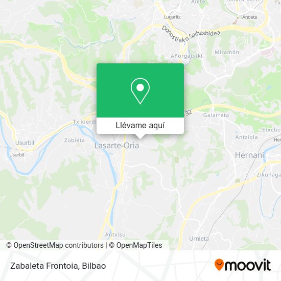 Mapa Zabaleta Frontoia