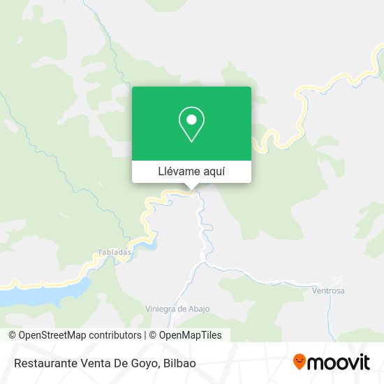 Mapa Restaurante Venta De Goyo