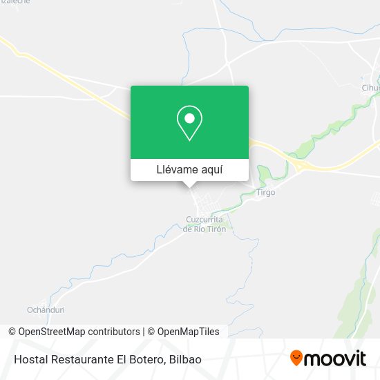Mapa Hostal Restaurante El Botero