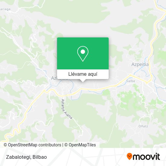 Mapa Zabalotegi