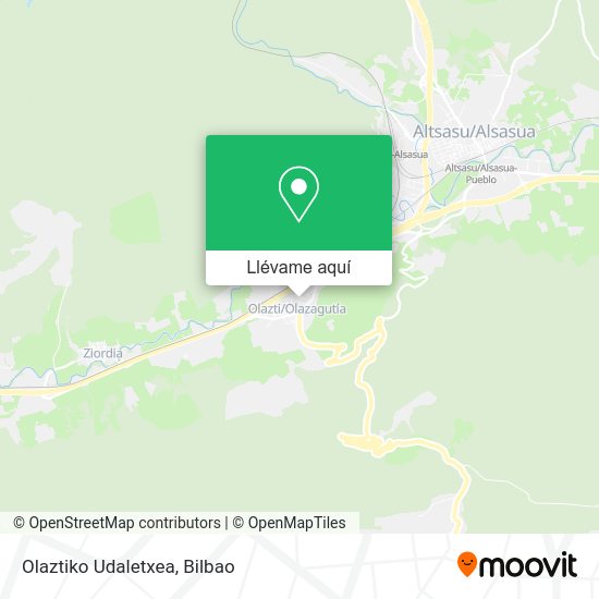 Mapa Olaztiko Udaletxea