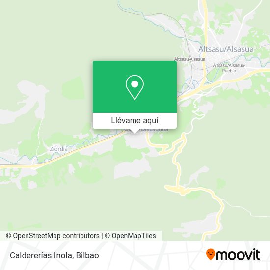 Mapa Caldererías Inola