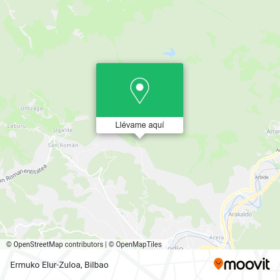 Mapa Ermuko Elur-Zuloa