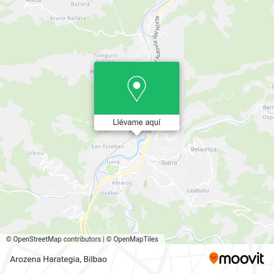 Mapa Arozena Harategia