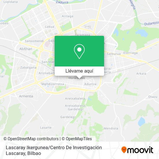 Mapa Lascaray Ikergunea / Centro De Investigación Lascaray