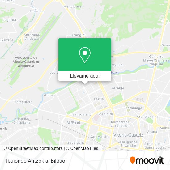 Mapa Ibaiondo Antzokia