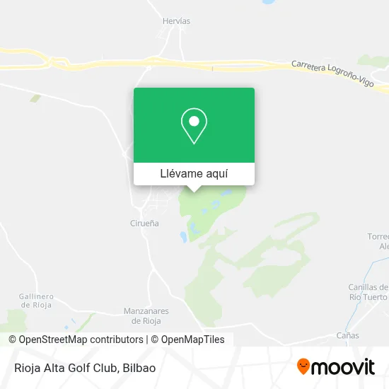 Mapa Rioja Alta Golf Club