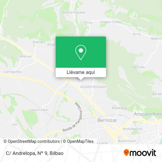 Mapa C/ Andrelopa, Nº 9